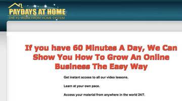 PayDays At Home Program