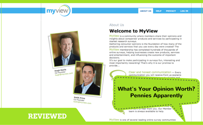 MyView Survey Review, How Much Is Your Viewpoint Worth?