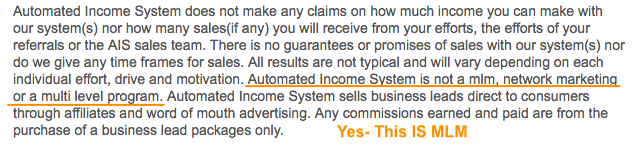 Automated Income System MLM