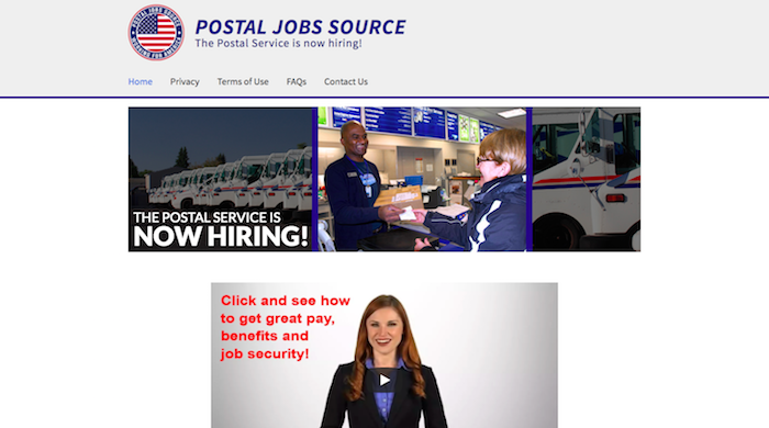 Postal Job Source Website