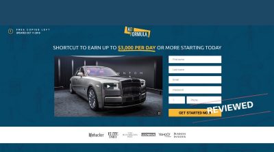 AD Formula - Scam or Earn $3,000 Per Day With This System