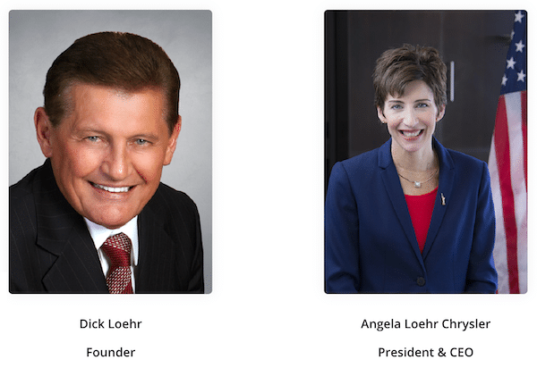 Dick Loehr and Angela Loehr Chrysler