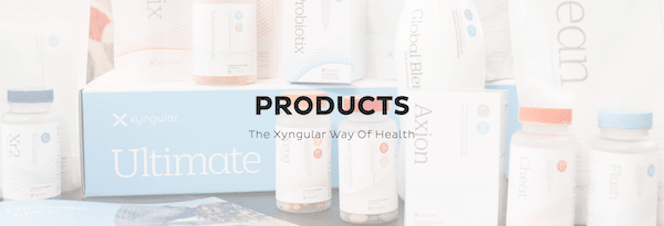 Xyngular products page on company website.