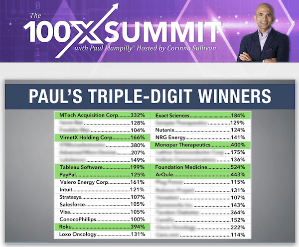 Paul's 100X stock pick examples