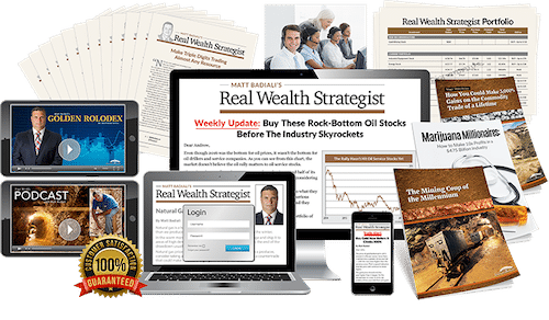 Real Wealth Strategist subscription contents