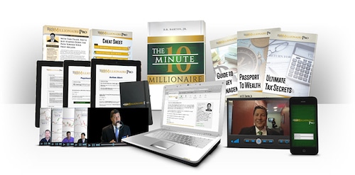 Overview of The 10 Minute Millionaire Insider subscription contents