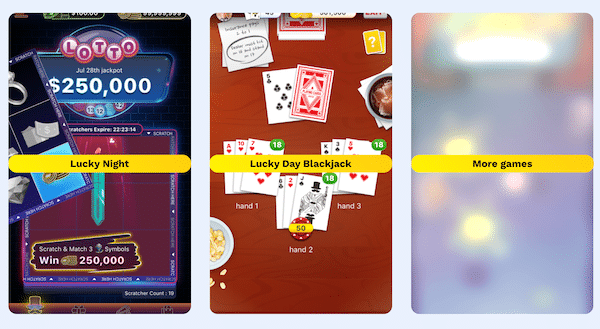 Games on Lucky Day App