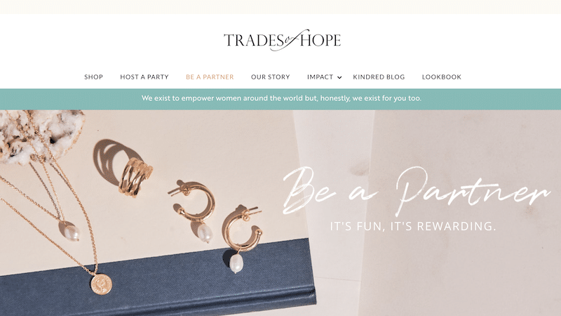 Trades of Hope Website